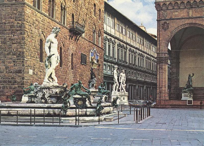 AMMANATI, Bartolomeo The Fountain of Neptune  lll Germany oil painting art